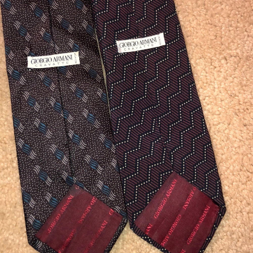 Giorgio Armani silk ties